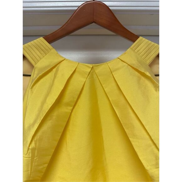 Alfred Sung Yellow Taffeta Bridesmaid Short Party Dress sz 20 EUC - Picture 2 of 7